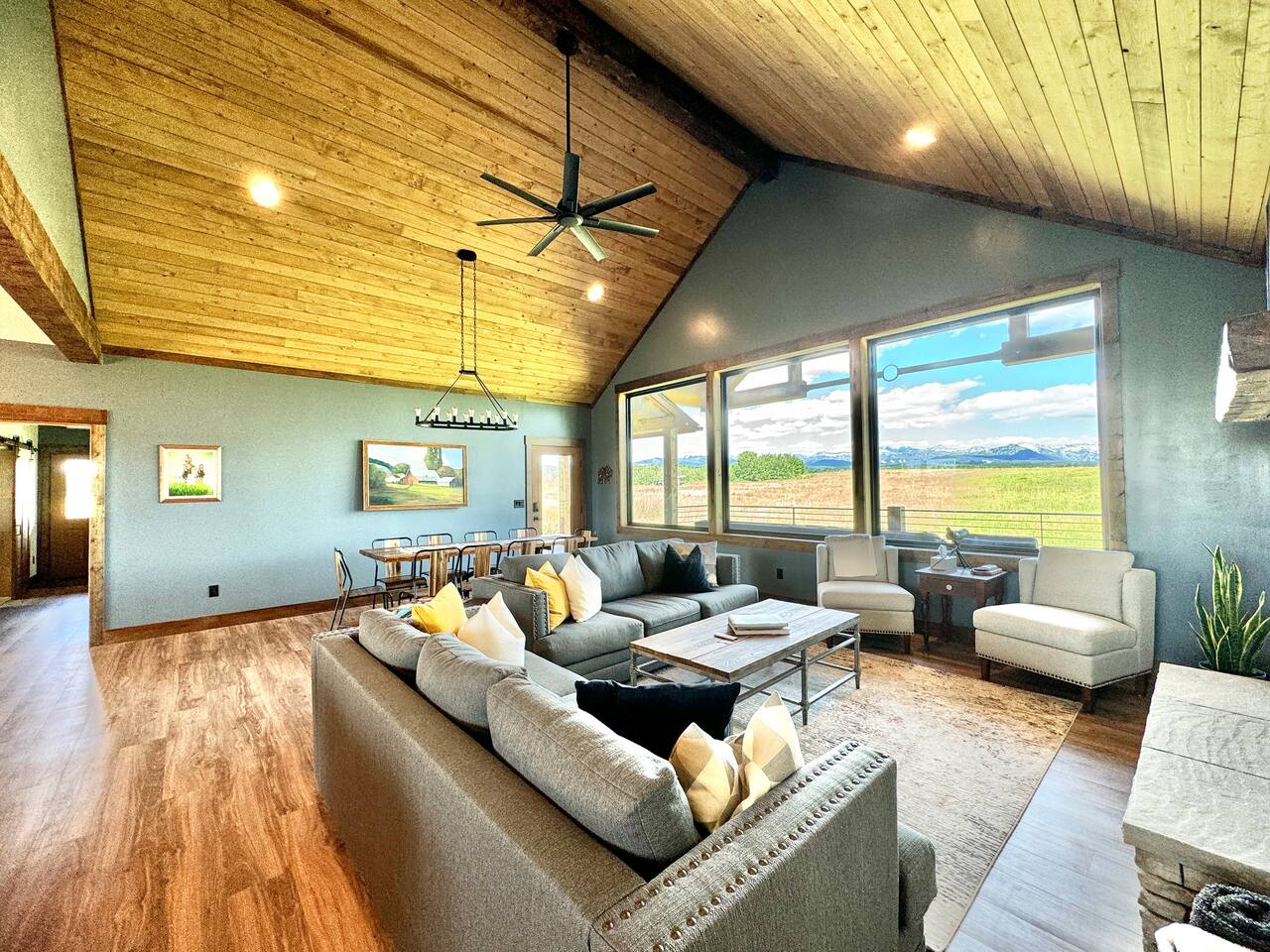 Tetonia Base Camp; Family Friendly -View of Tetons