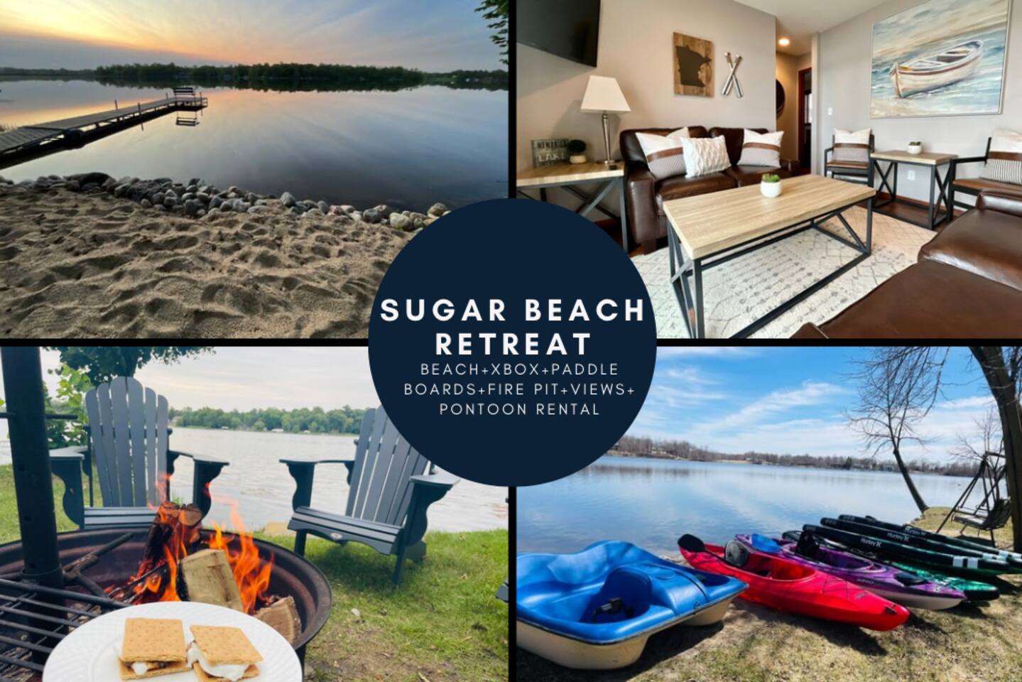 Up North Lakehouse | Beach+Xbox+Fun — Audubon — vacation rental