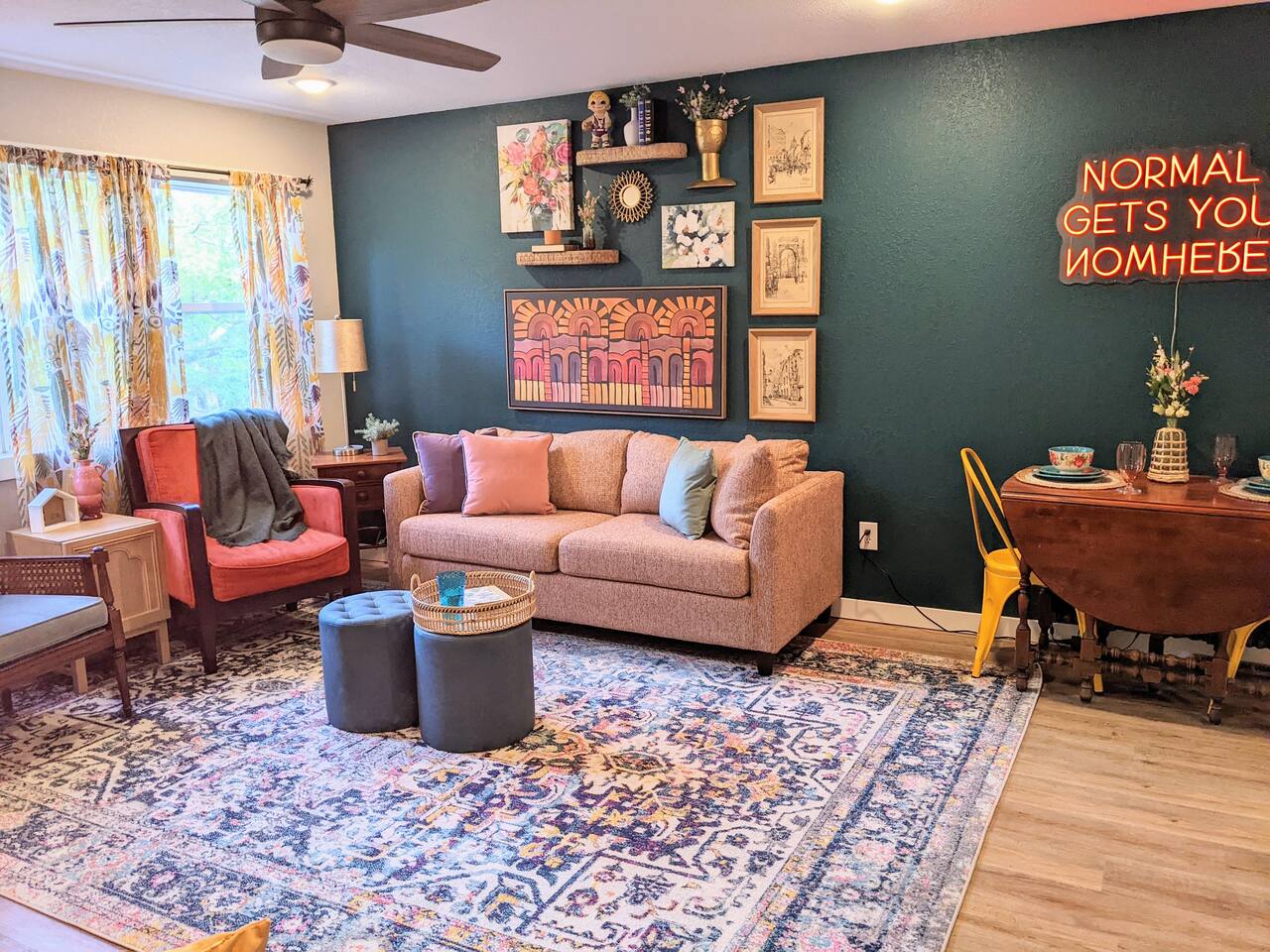 Unique Stay w/Fun Vibes! King&Queen beds