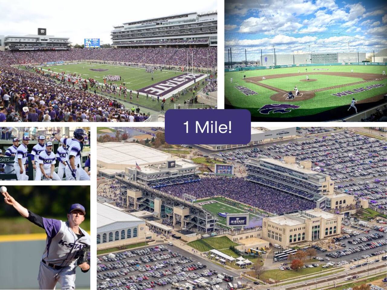 1 mile to KSU FBall! King Bed, Great Neighborhood