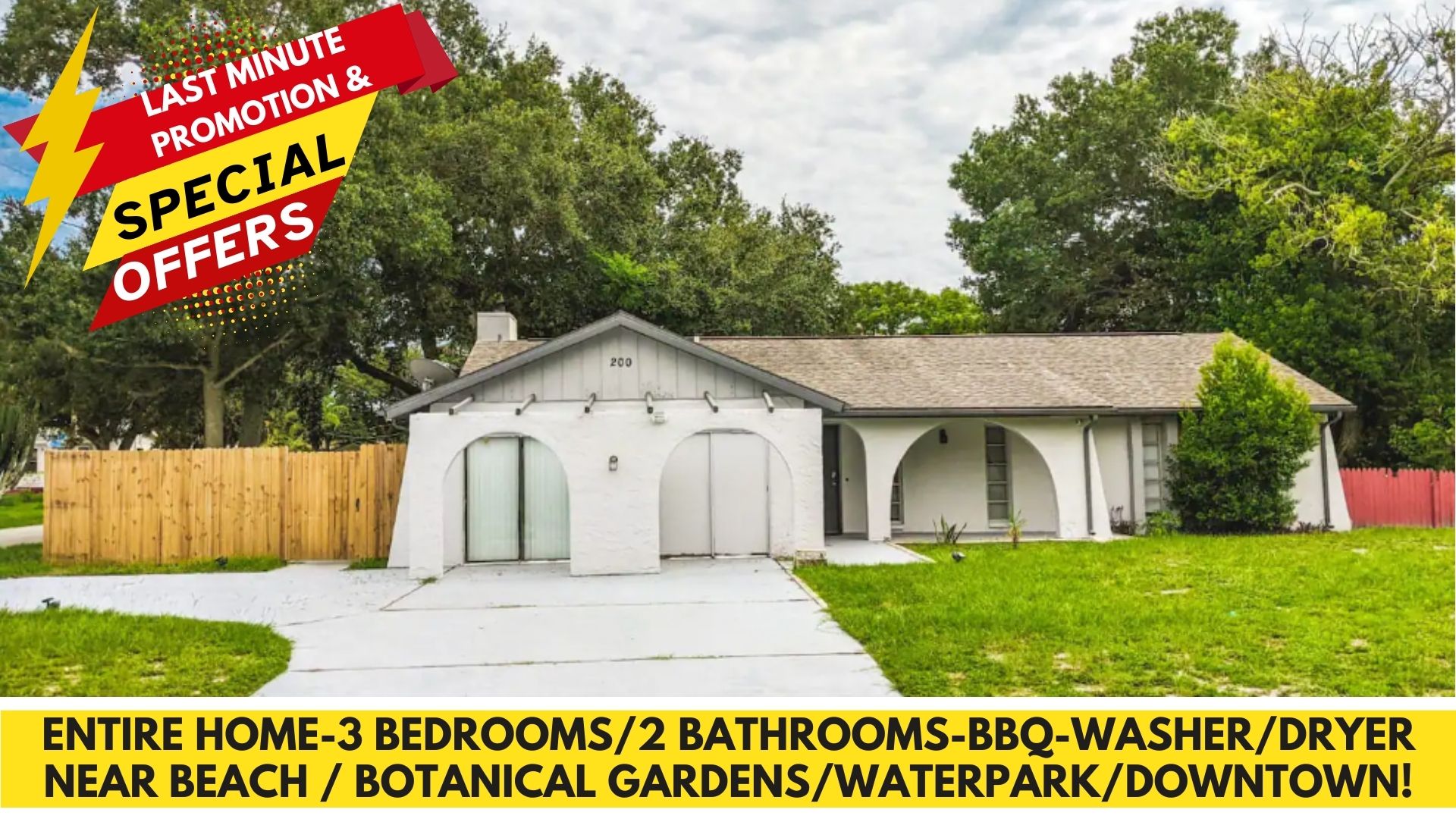 HUGE HOUSE/WI-FI/WASHER/DRYER/NEAR BEACH/DOWNTOWN — Belleair Bluffs — vacation rental