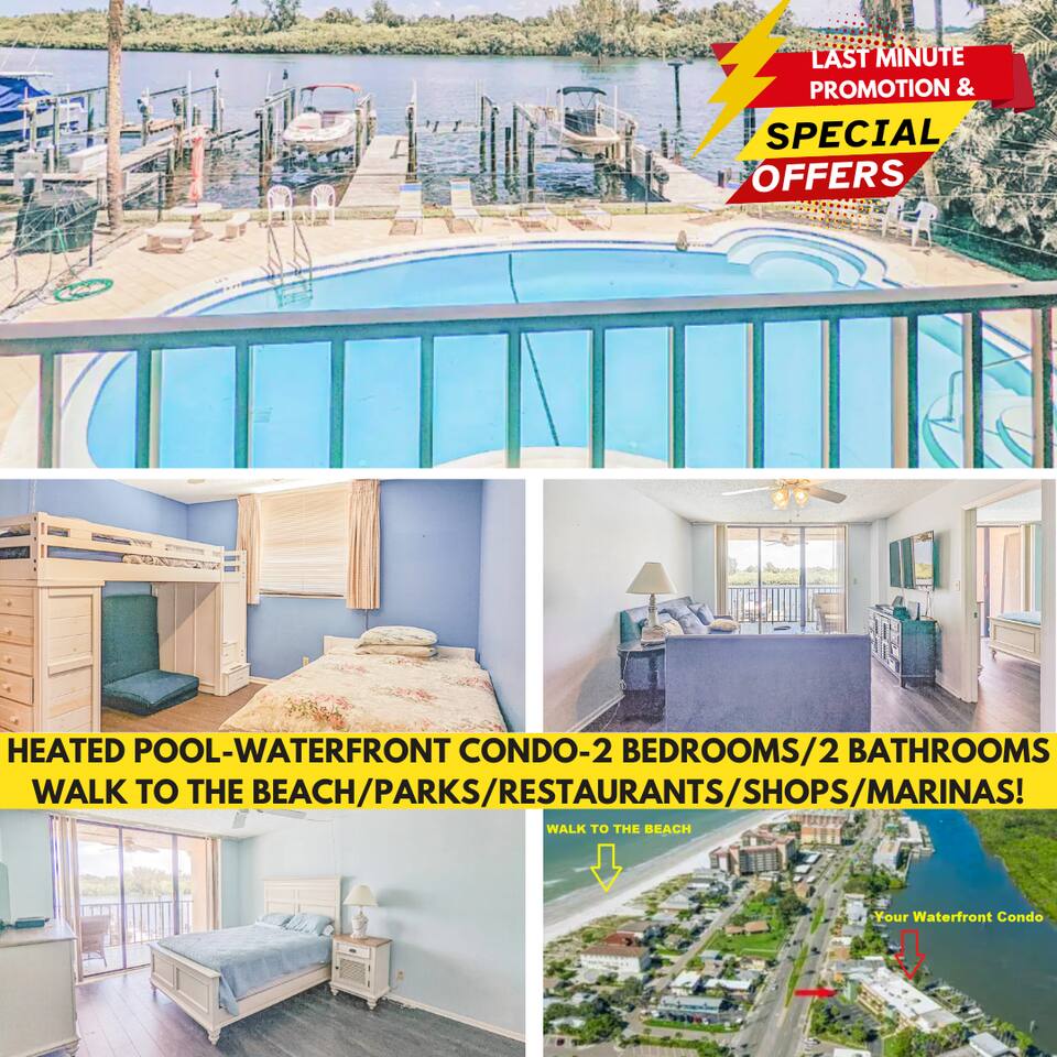 WATERFRONT CONDO-POOL-MINS FROM BEACH/WATER SPORTS