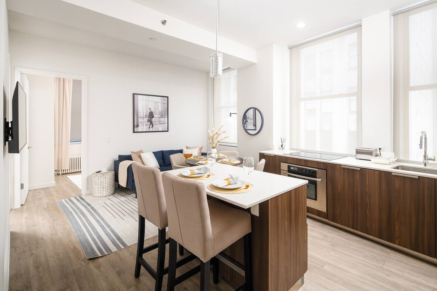 Luxury 2BD nr Wall St Gym Rooftop w/d