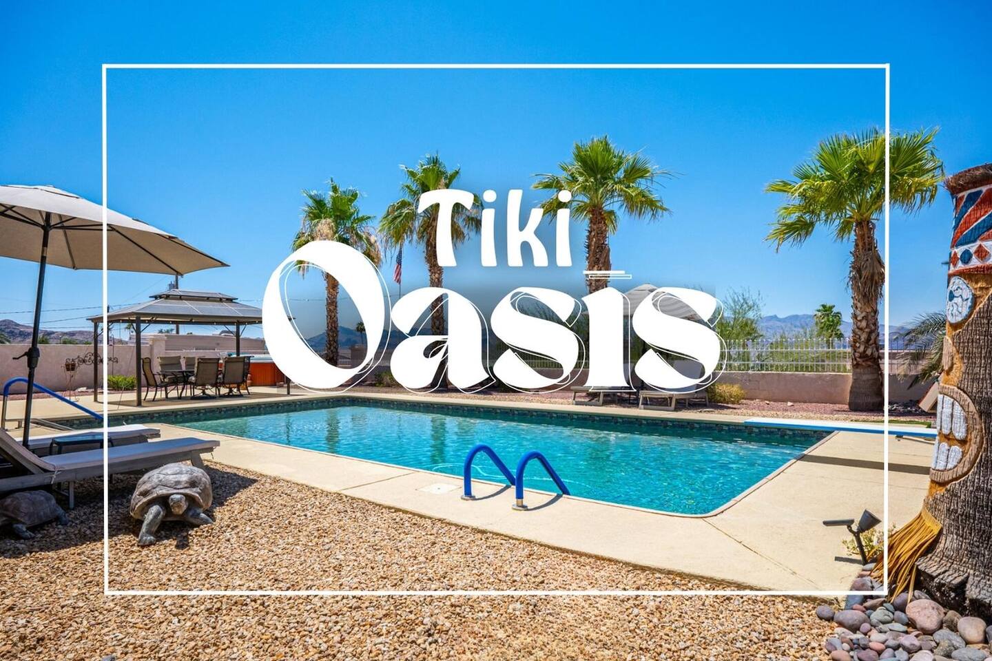 Tiki Oasis | Pool | Spa | Games | BBQ | Sleeps 14 — Lake Havasu City, AZ — vacation rental