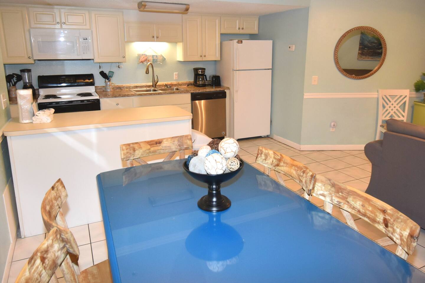 Whispering Seas 108- Oceanfront 2Br/2Bath with pool access. Ground floor with beach view- Sleeps 8.