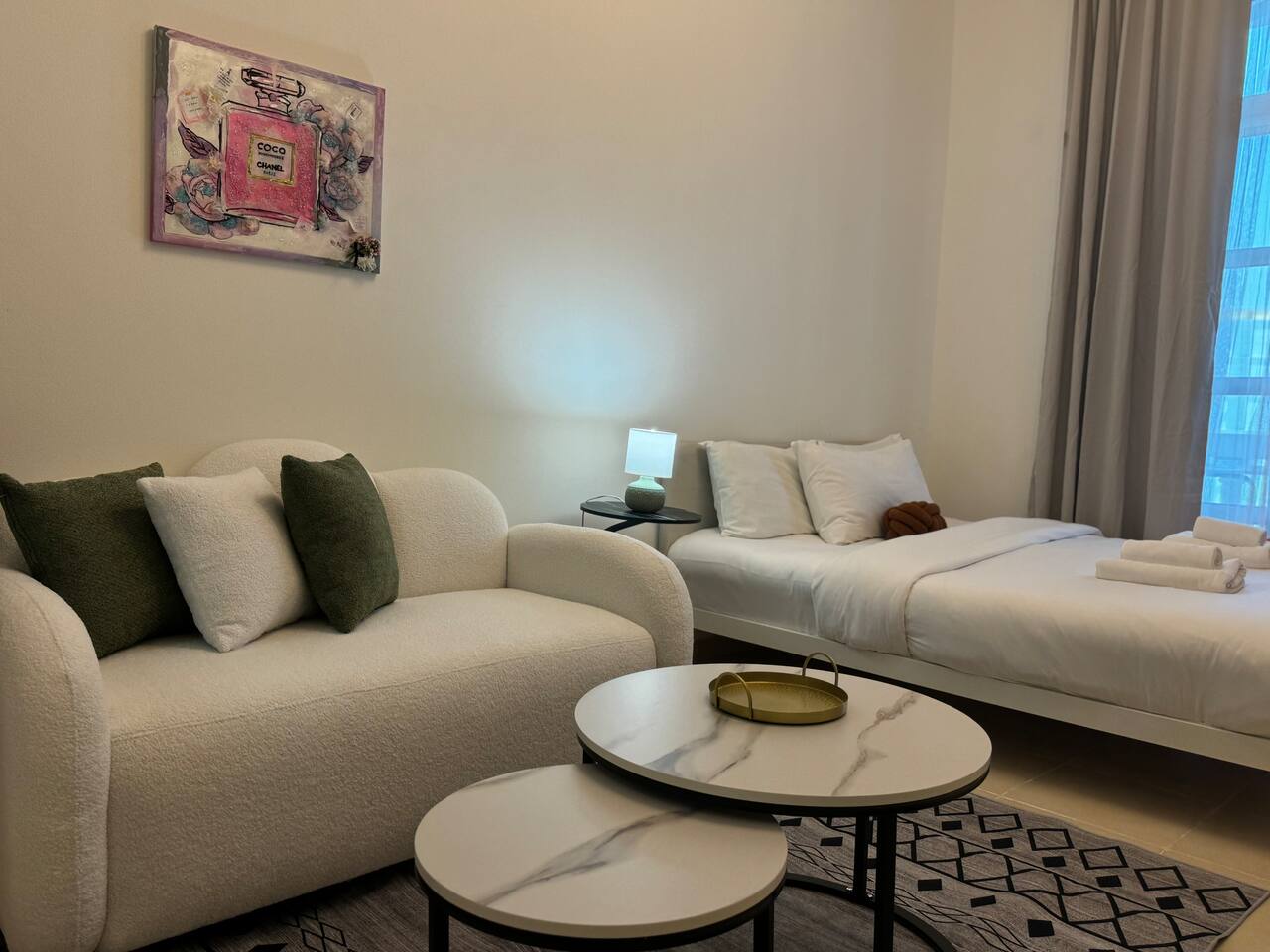 ASHRI Cozy Studio in Production City, Qasr Sabah