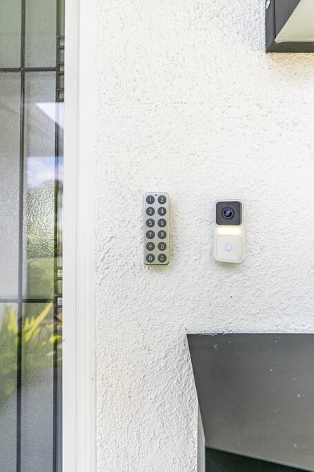 Keyless entry with a code lock