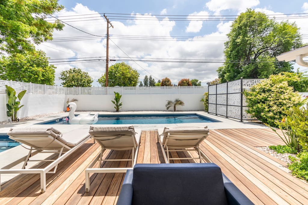 Pool and sun deck