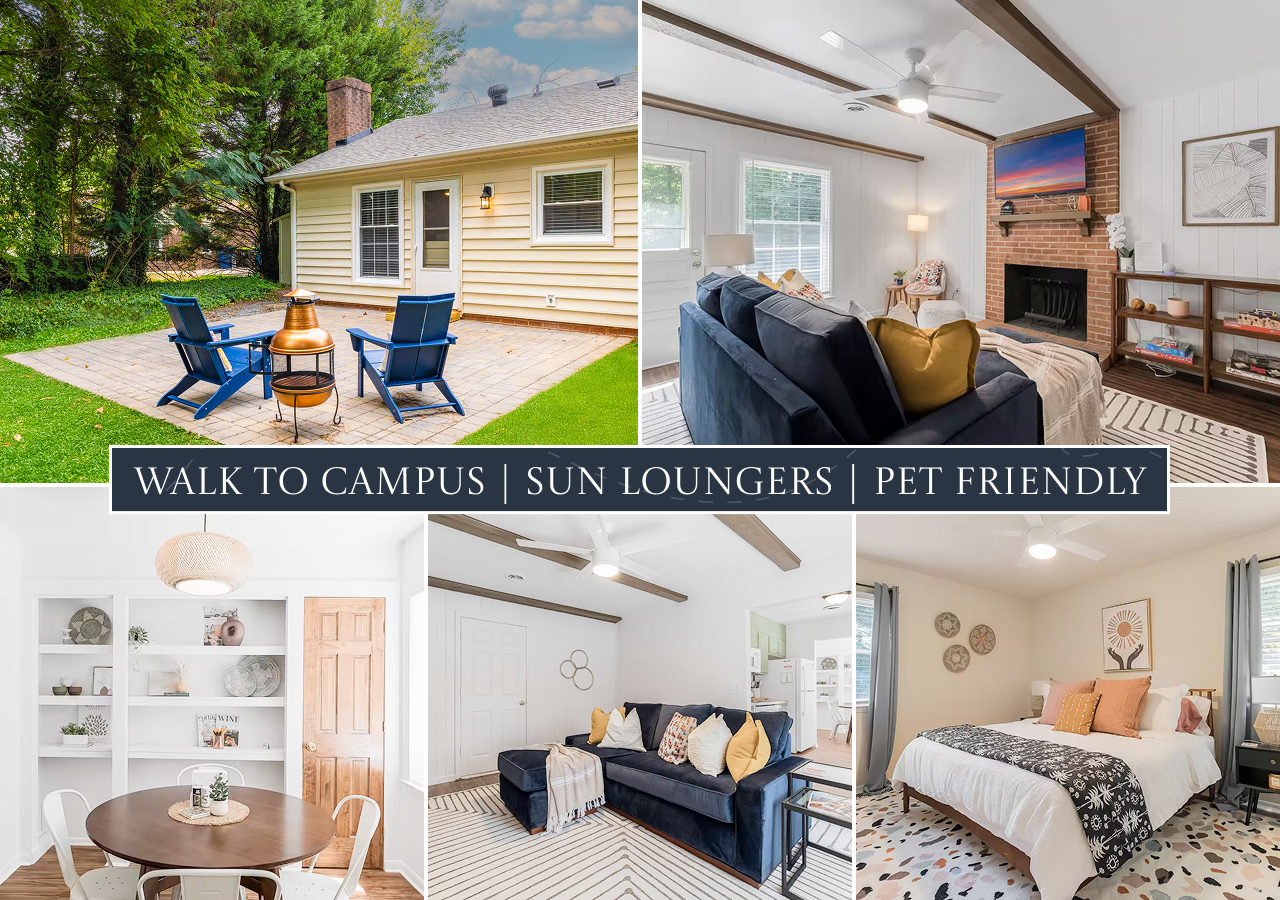 Elon 3BR Escape | Walk to Campus | Patio + BBQ β Elon β vacation rental