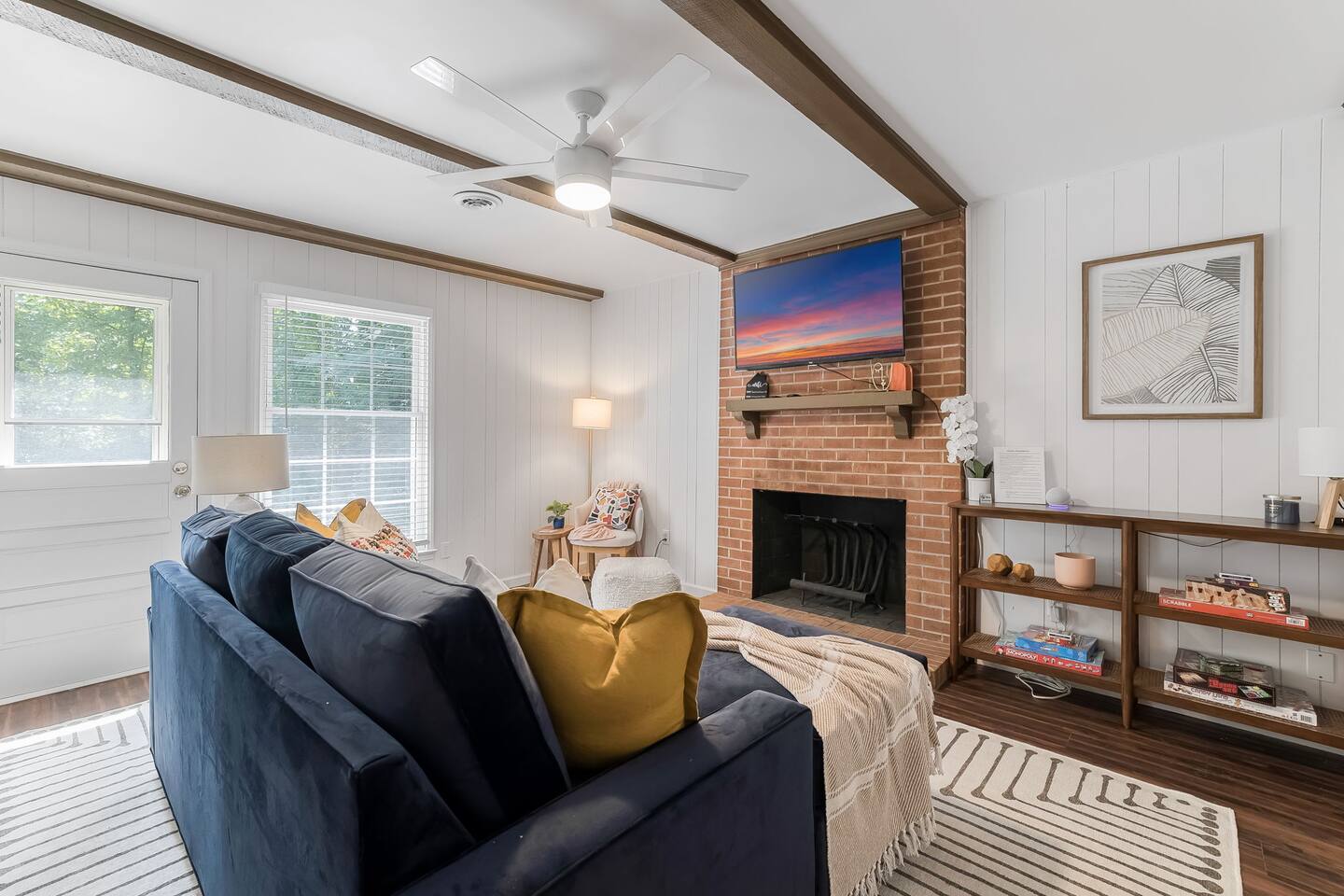 Elon 3BR Escape | Walk to Campus | Patio + BBQ