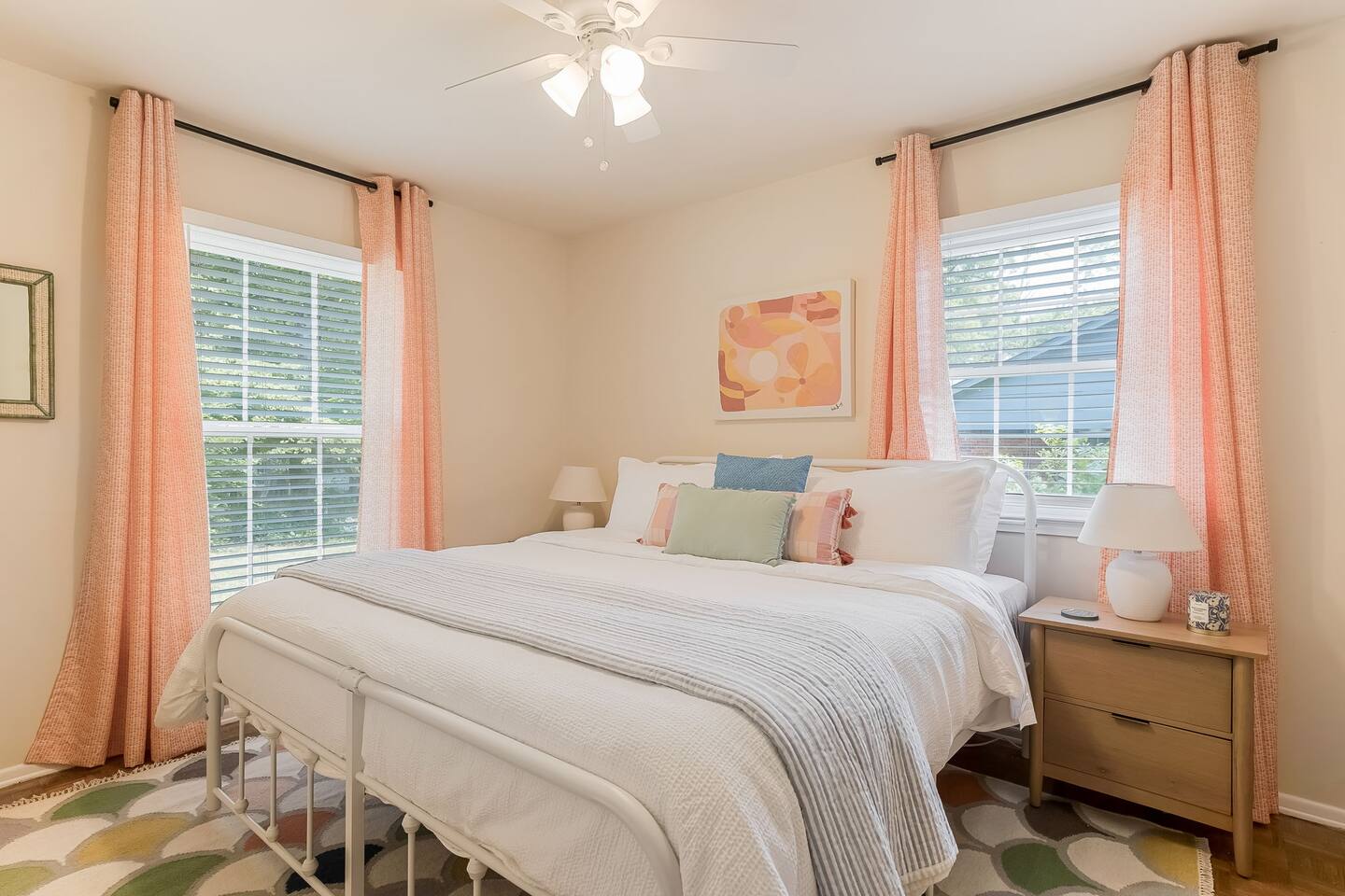 Elon 3BR Escape | Walk to Campus | Patio + BBQ
