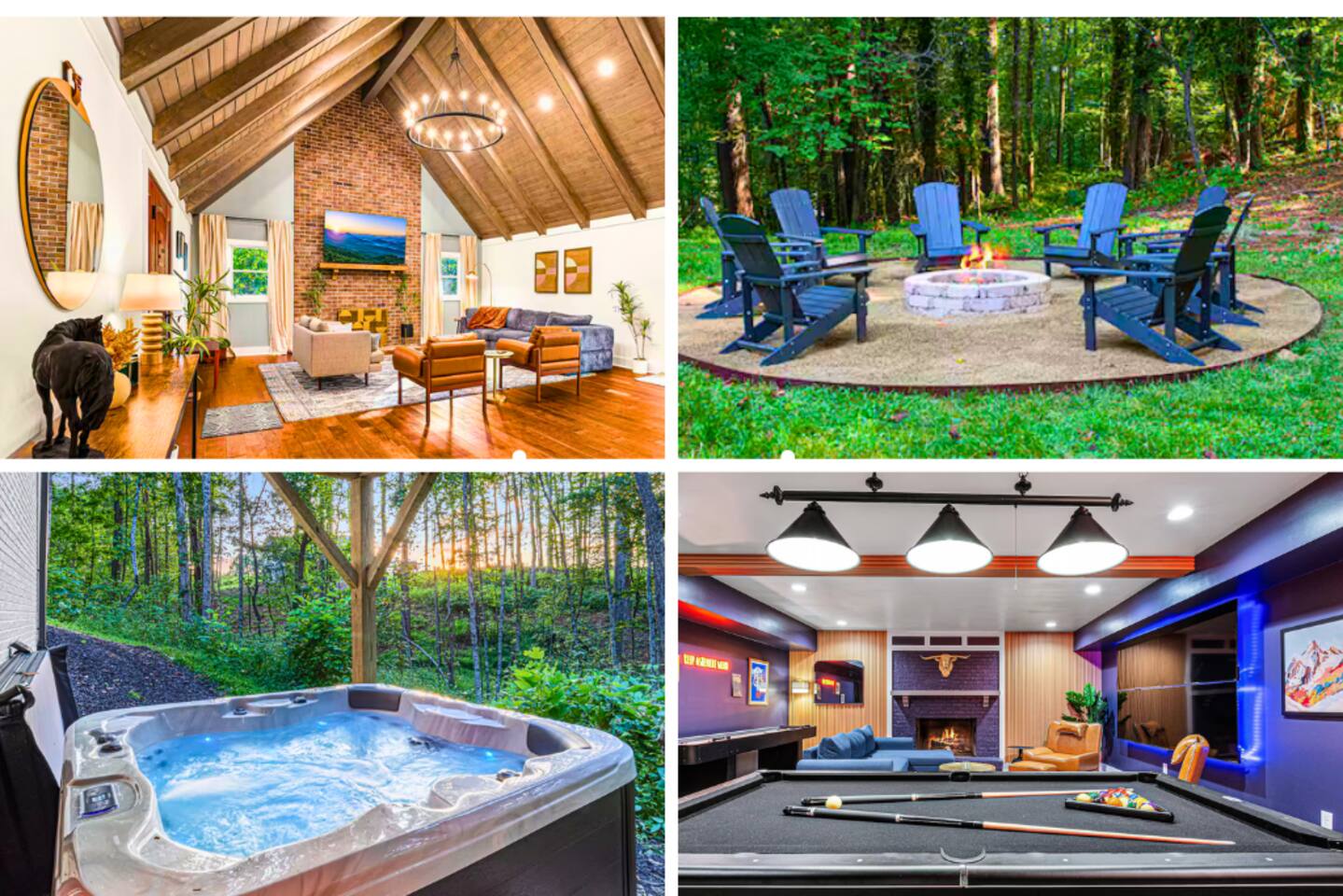 Wooded Oasis, HotTub, Sauna, GameRoom, 15min 2 AVL