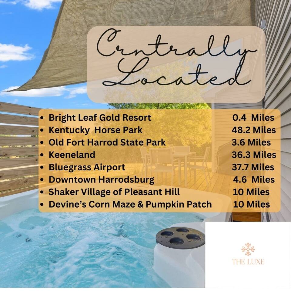 The Luxe/ Hot Tub/ On Bright Leaf Golf Course
