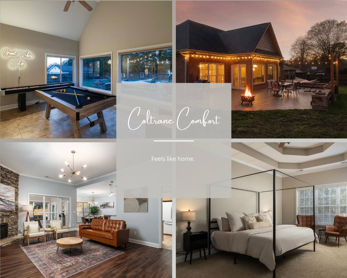 Central Location; Spacious; Game room & Sleeps 12!