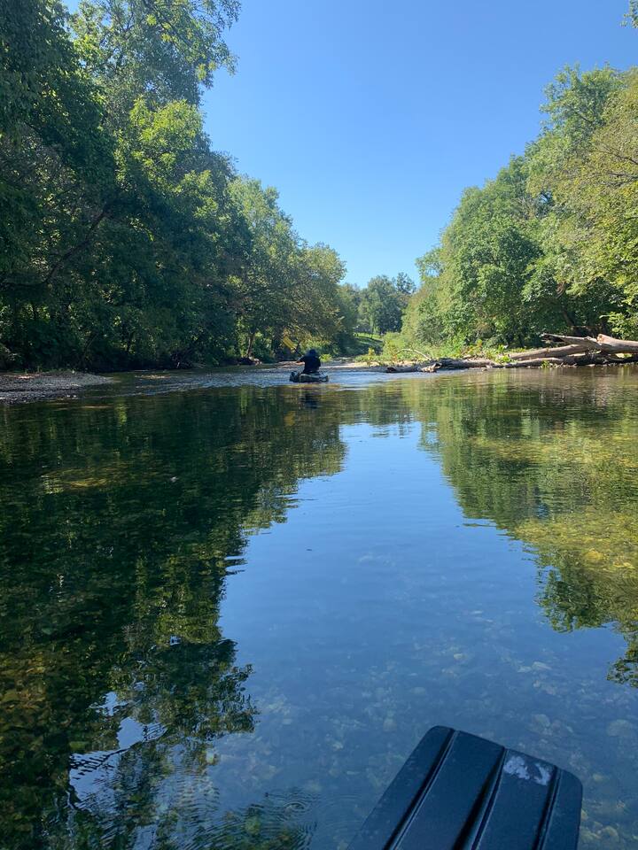 Flint Ridge River Cabin and get a way!