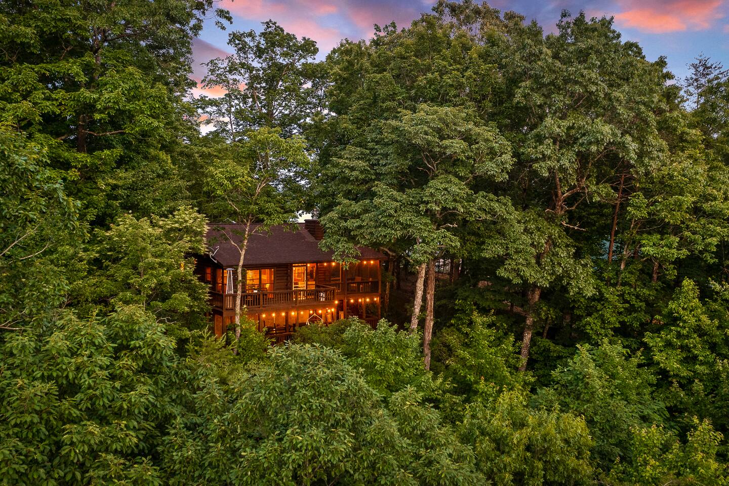 Ridgecrest | Cozy Cabin Fireplace Sunset & Hot Tub — Blue Ridge, GA — vacation rental