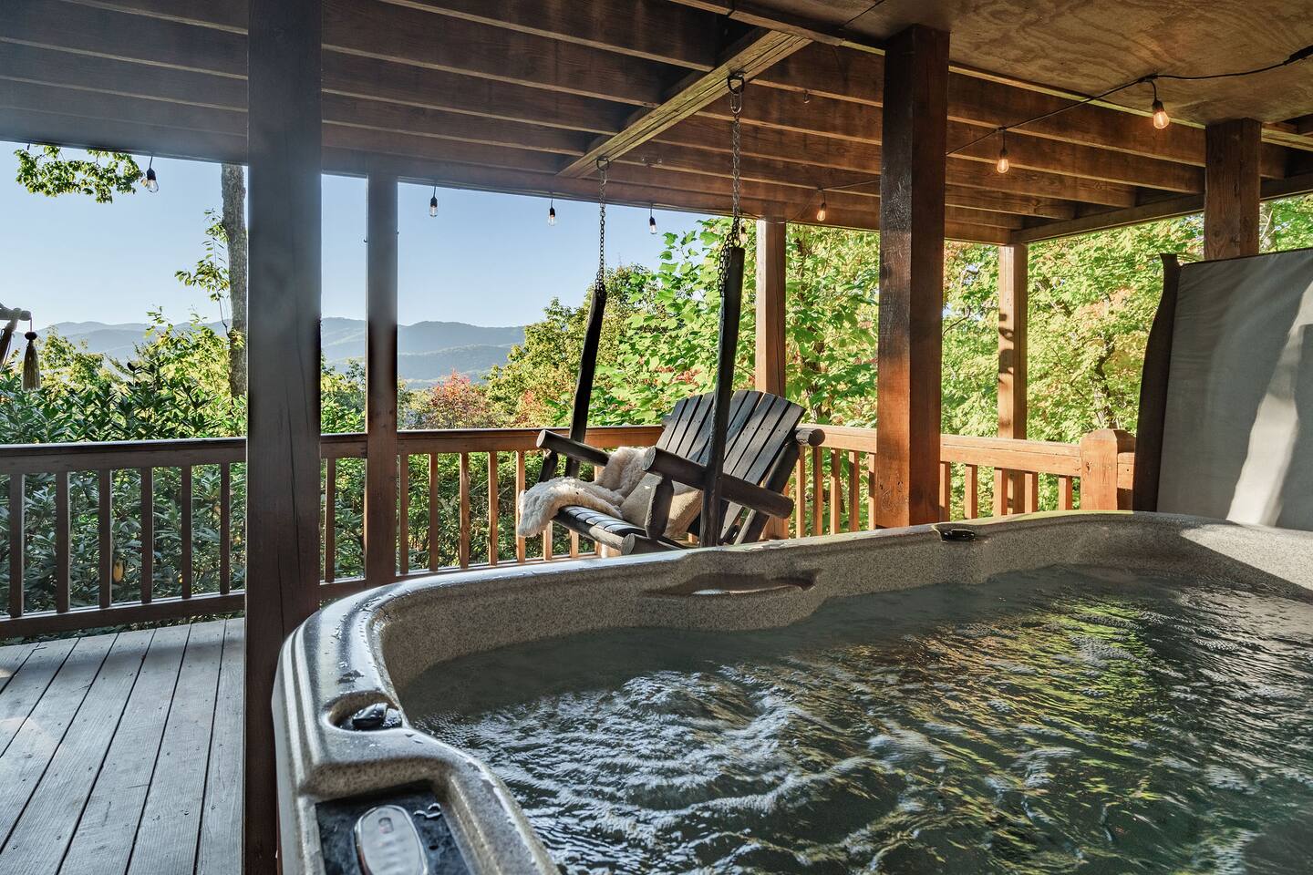 Ridgecrest | Cozy Cabin Fireplace Sunset & Hot Tub