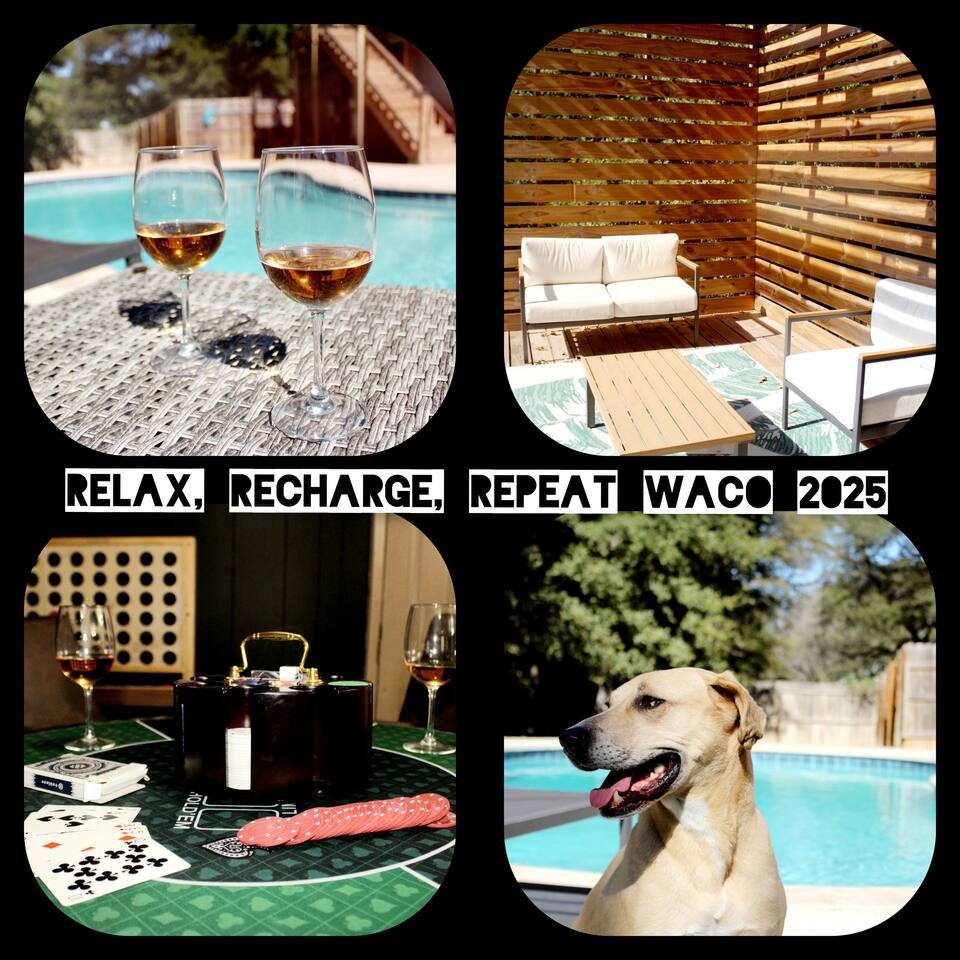 Texas Evergreen Oasis | 10 min to SILOS | Spa Pets