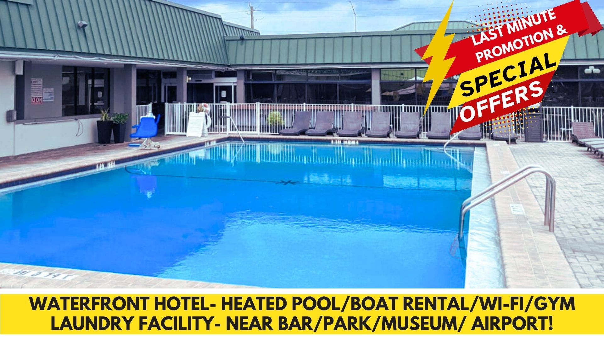 !WATER FRONT HOTEL-POOL/GYM/BOAT RENTALS/WI-FI/RESTAURANT! — Sarasota — vacation rental