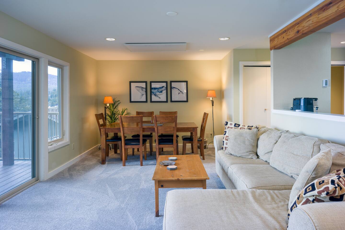 Ocean-front unit, views, hiking