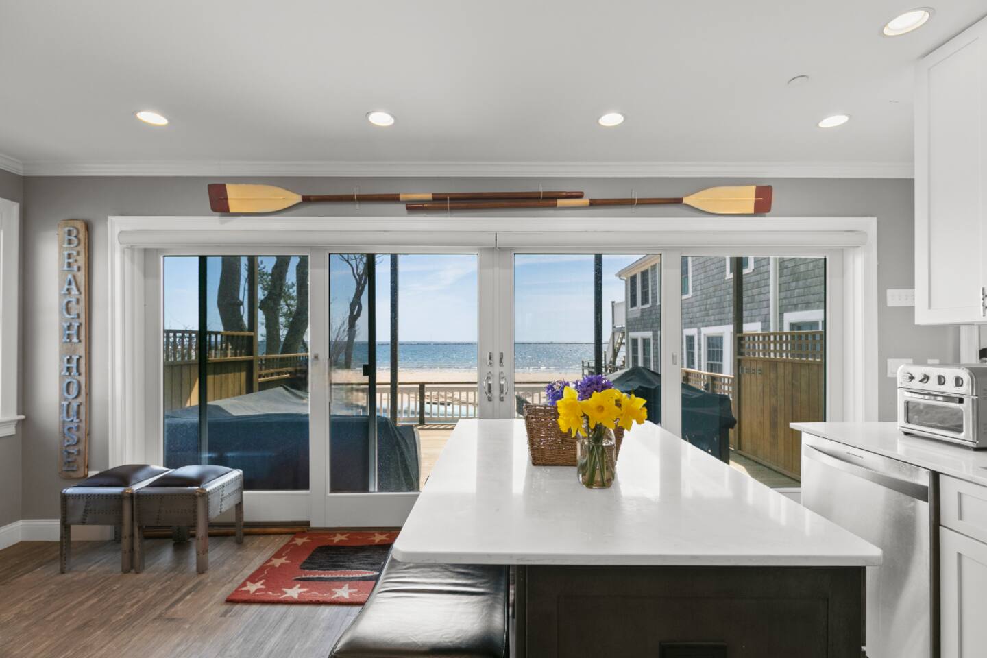 Modern Beachfront Escape - Steps from Ferry - Deck — Provincetown — vacation rental