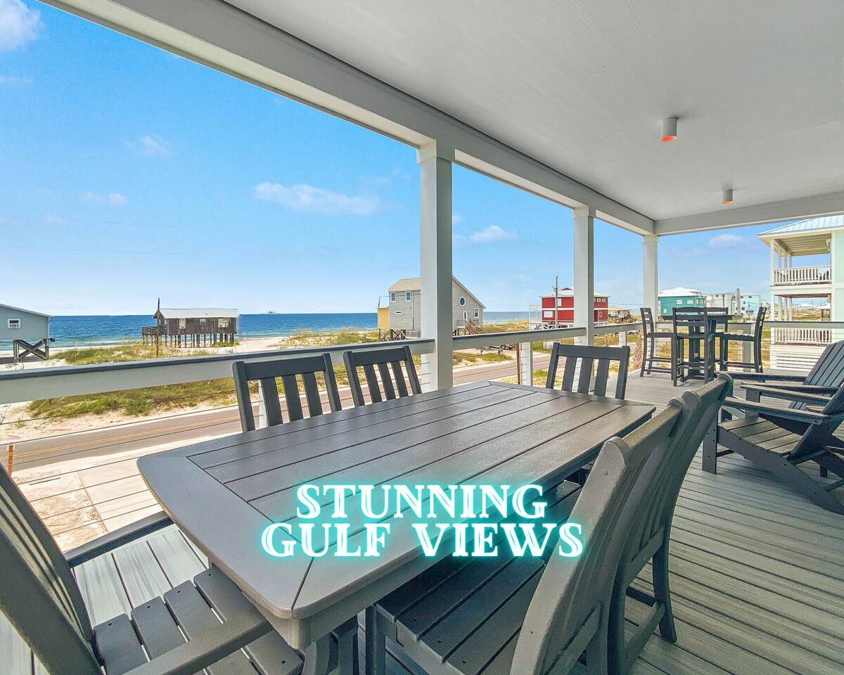 "On Beach Time" | Luxury "Almost Beachfront" Home, Panoramic Gulf Views, Private Heated Pool