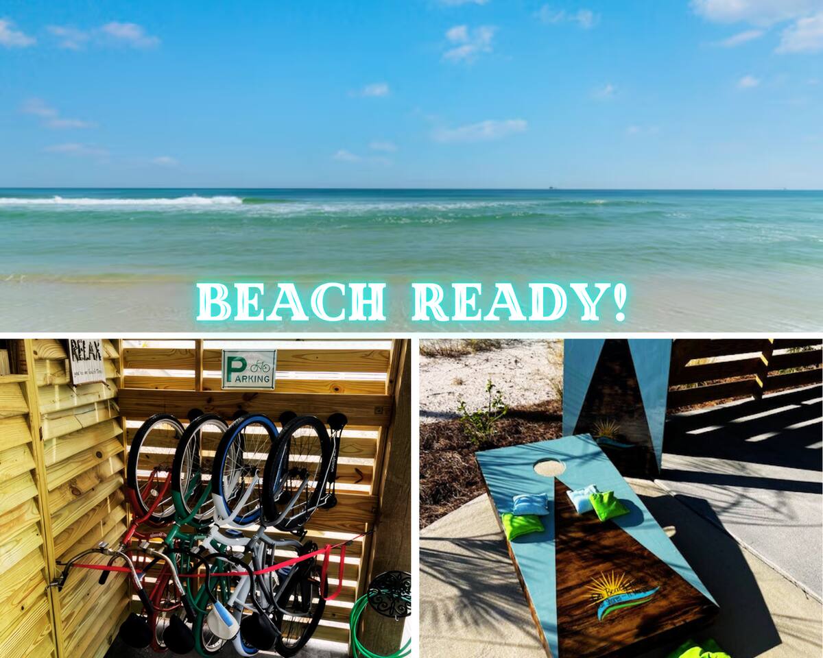 "On Beach Time" | Luxury "Almost Beachfront" Home, Panoramic Gulf Views, Private Heated Pool
