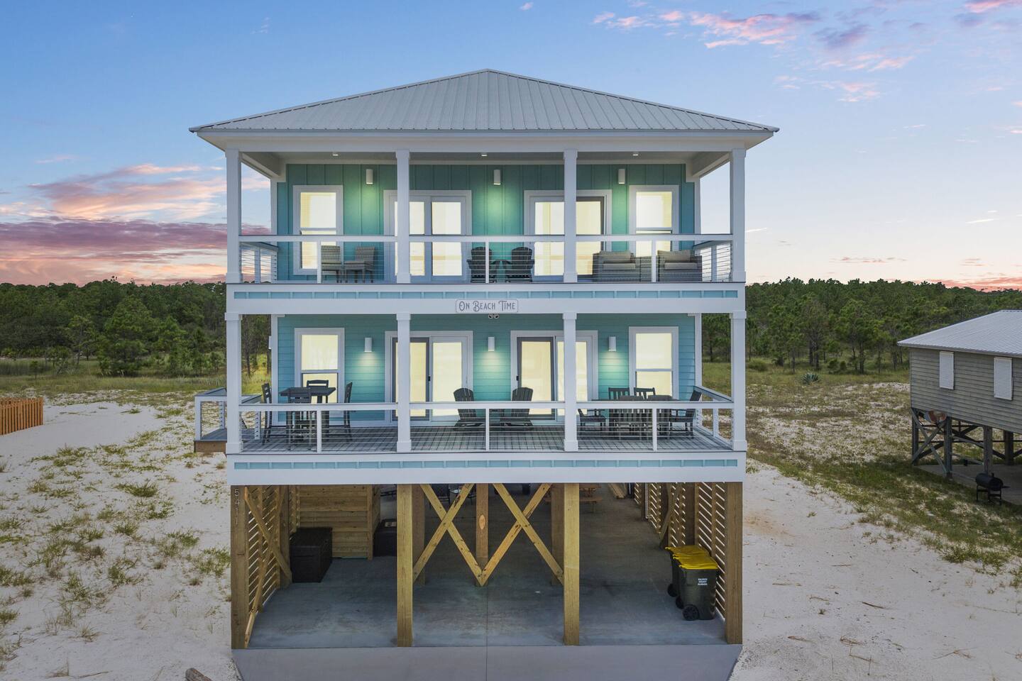 "On Beach Time" | Luxury "Almost Beachfront" Home, Panoramic Gulf Views, Private Heated Pool