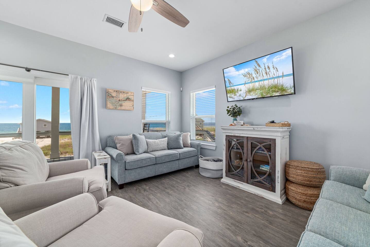 "On Beach Time" | Luxury "Almost Beachfront" Home, Panoramic Gulf Views, Private Heated Pool