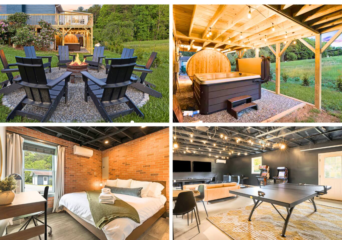 Sauna & Hot Tub Chalet with Game Room, 6BR — Asheville — vacation rental