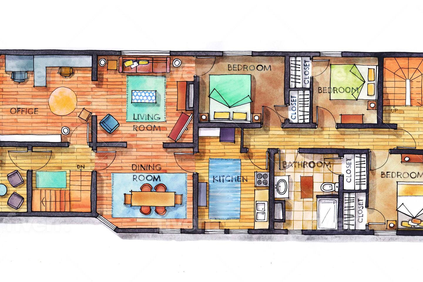 Best Location! Walk Score 90 | Comfy Beds | TV