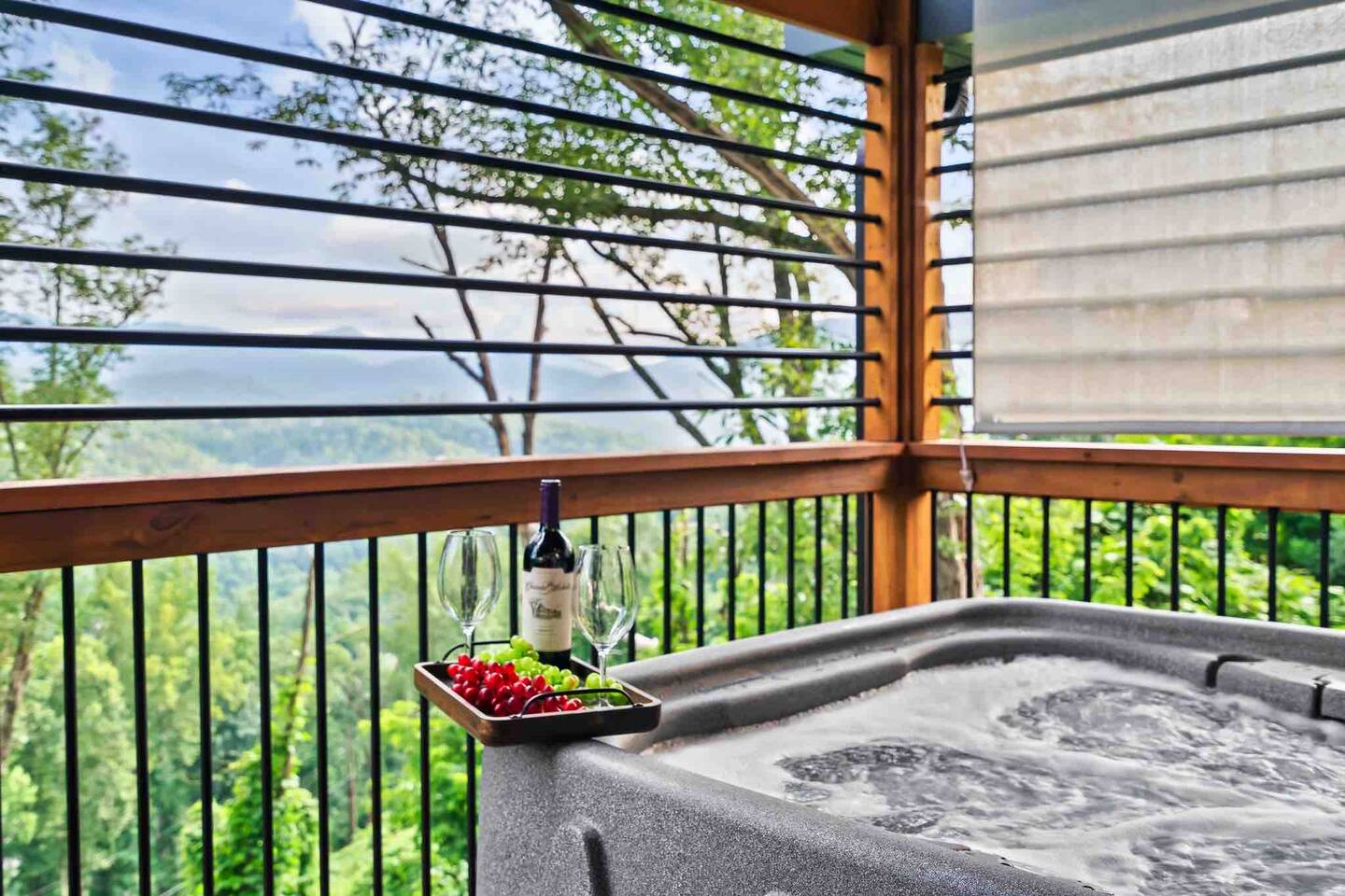 Only 1.8 Miles to Gburg! Downtown VIEWS !  Hot Tub