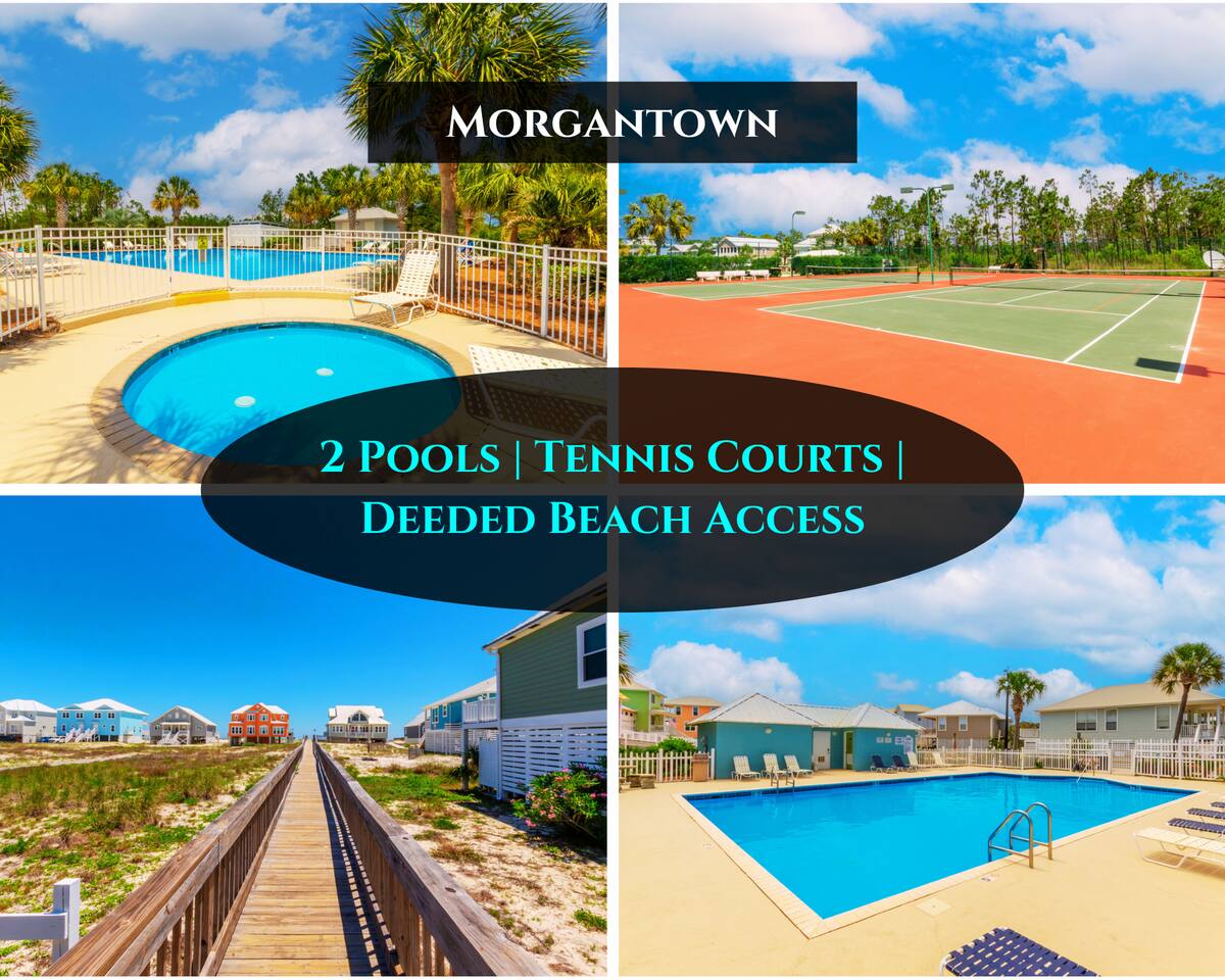 "On Breeze Time" | Steps To Beach*2 Pools*Tennis Courts*Dog Friendly*Morgantown