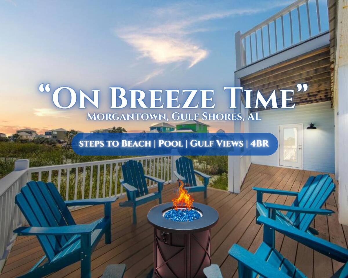 "On Breeze Time" | Steps To Beach*2 Pools*Tennis Courts*Dog Friendly*Morgantown — Gulf Shores — vacation rental
