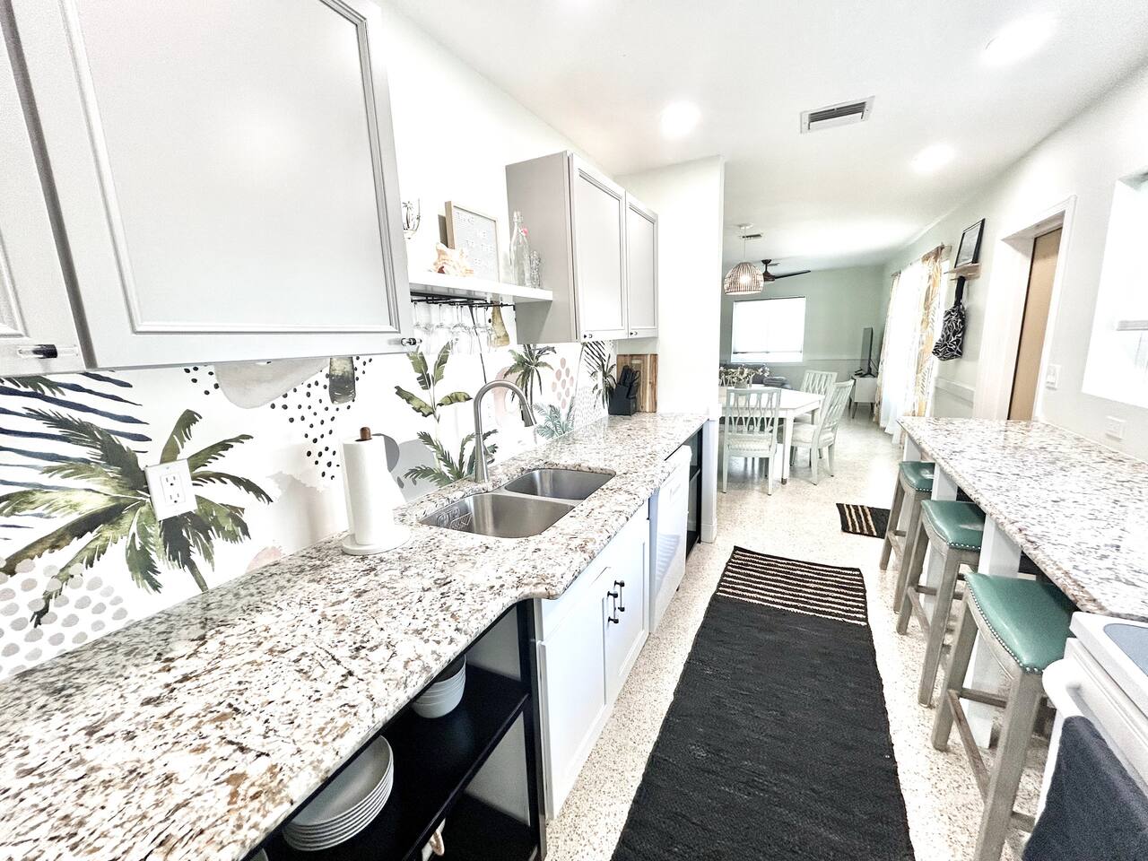 Mid Island Home with Hot Tub 1 Block from beach!