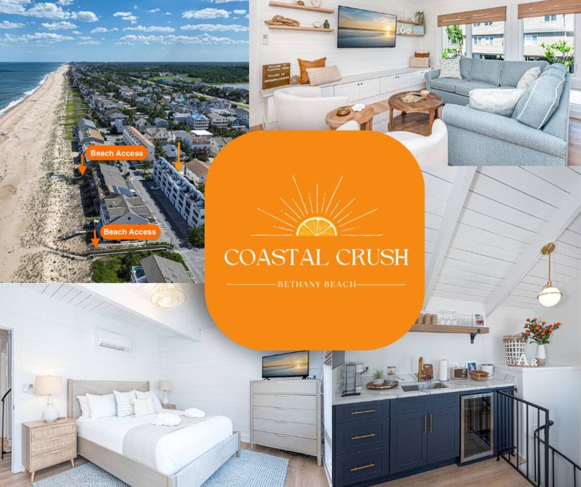 50 Steps to Beach! Rooftop Lounge! Modern Coastal Vibes! — Bethany Beach — vacation rental
