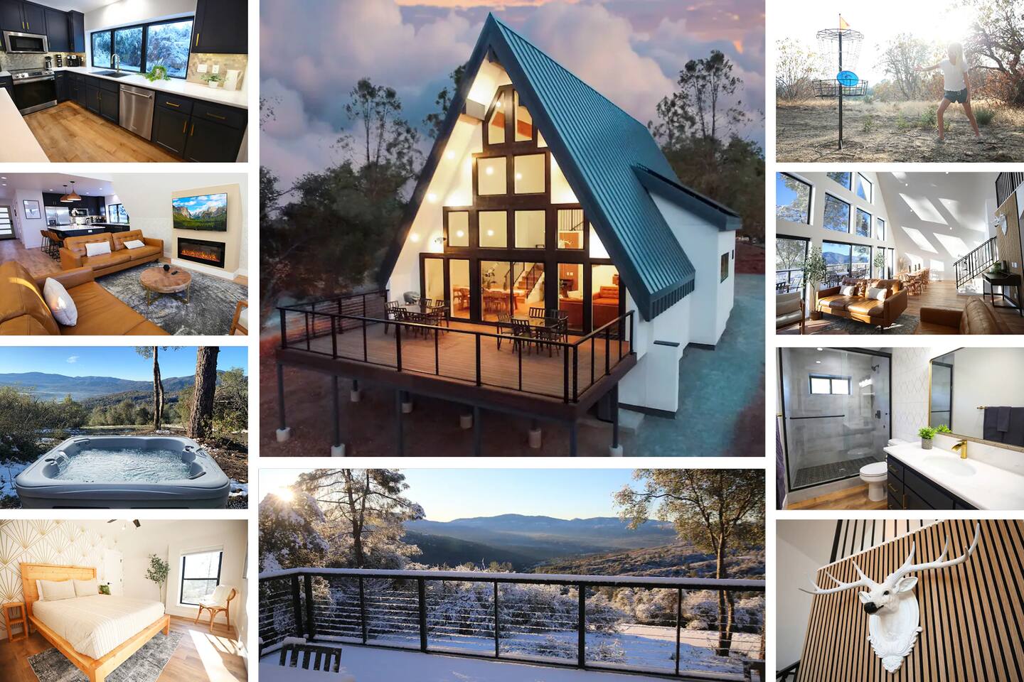 High End A-Frame - Hot Tub - Awesome Views - Yosemite - Electric Vehicle Friendly - Sleeps 10
