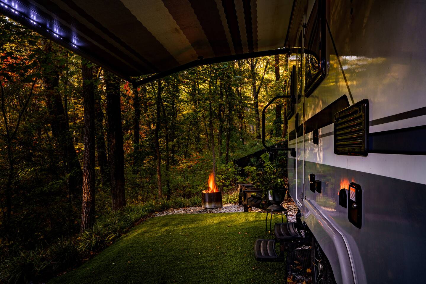 Coziest RV in Greenville on Wooded Acreage