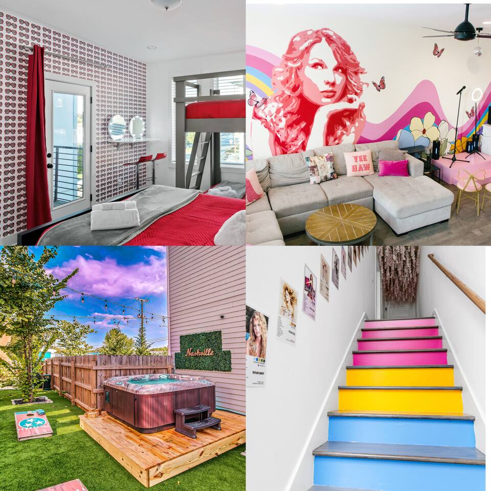HotTub/Karaoke-9 beds-10min to DT-Swiftie's home — Nashville — vacation rental