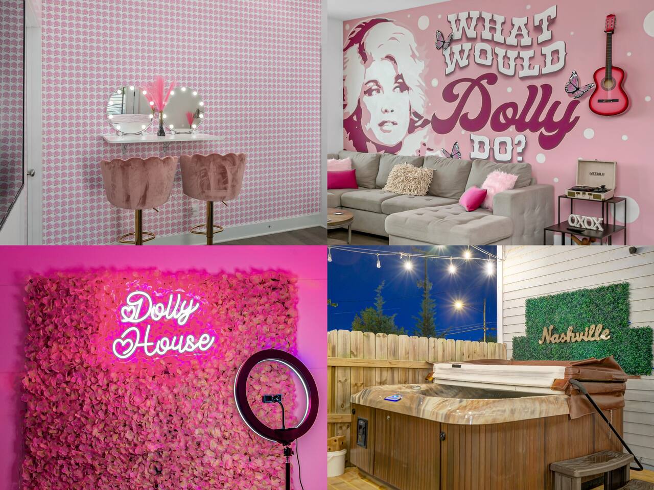 10m to DT-8beds-HotTub-Dolly Parton’s Pink Home — Nashville — vacation rental