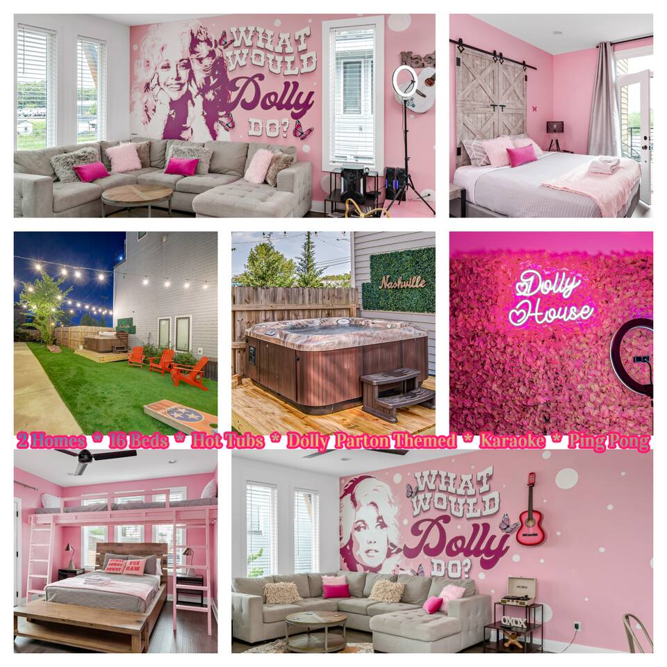 SideBySide2HM-10min to DT-16beds-HotTub/Karaoke — Nashville — vacation rental