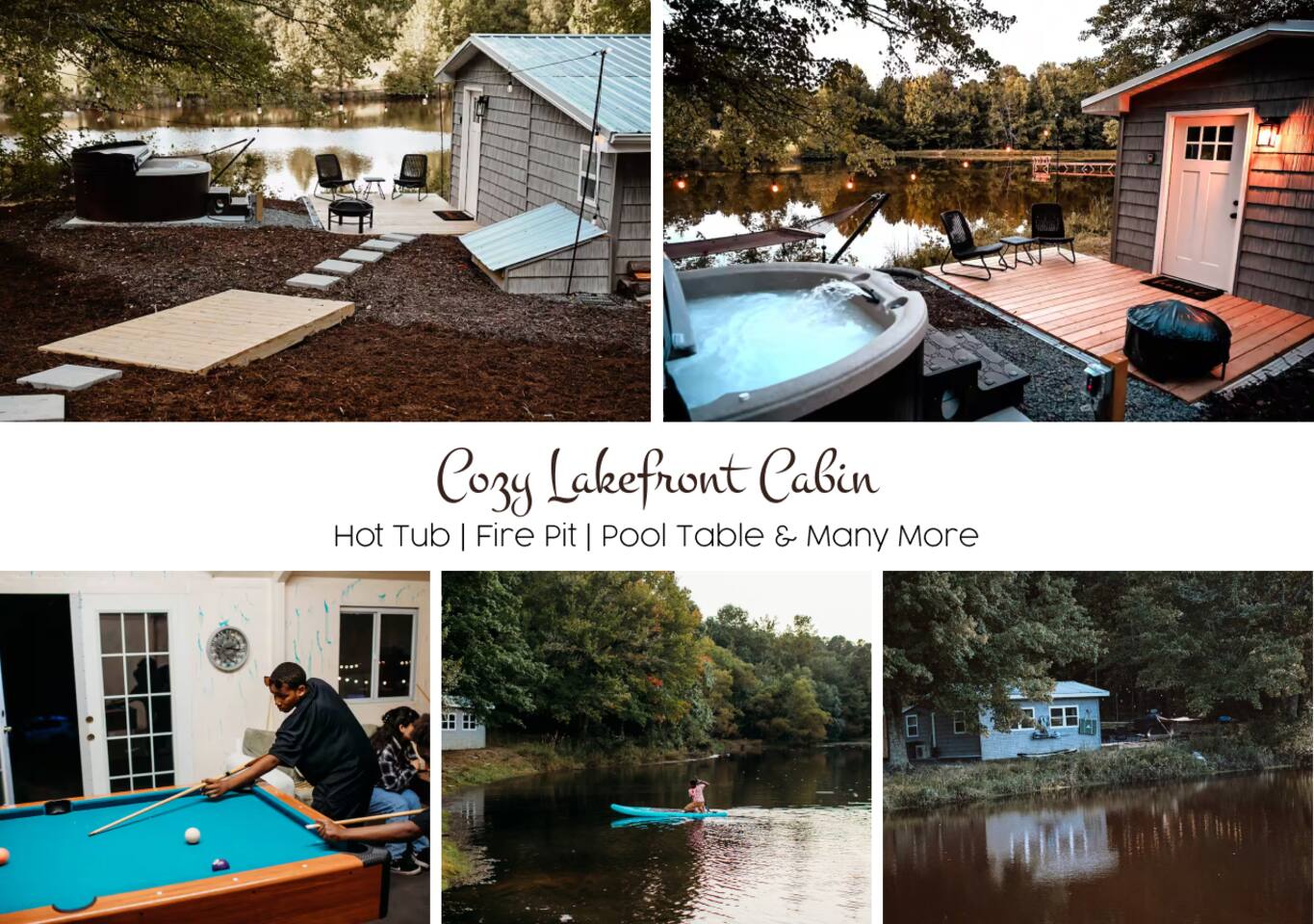 25-Acre Oxford Retreat | Lakefront Cabin + Hot Tub β Oxford β vacation rental