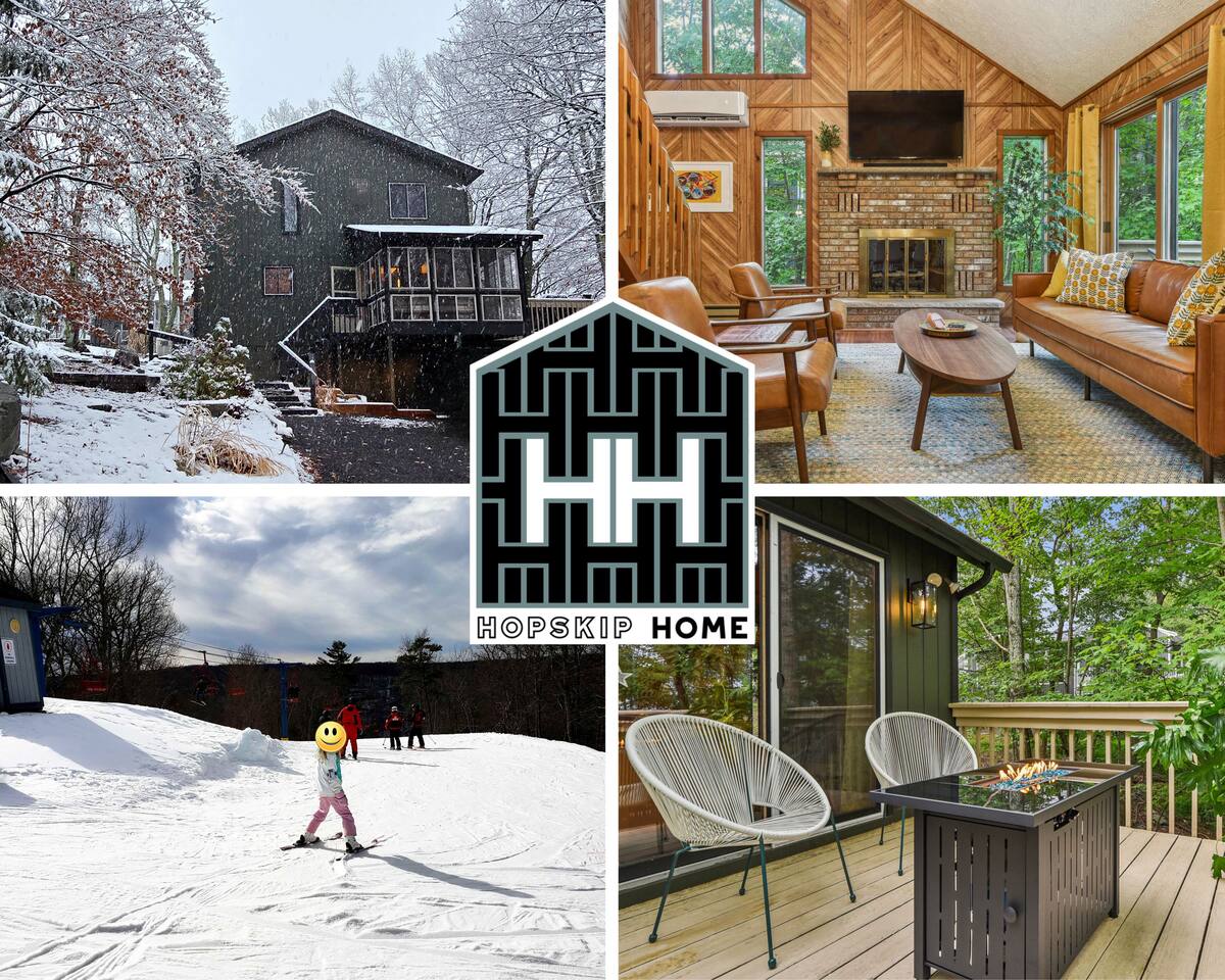 Hopskip Home | Private Ski Slope | Indoor Pools — Bushkill — vacation rental