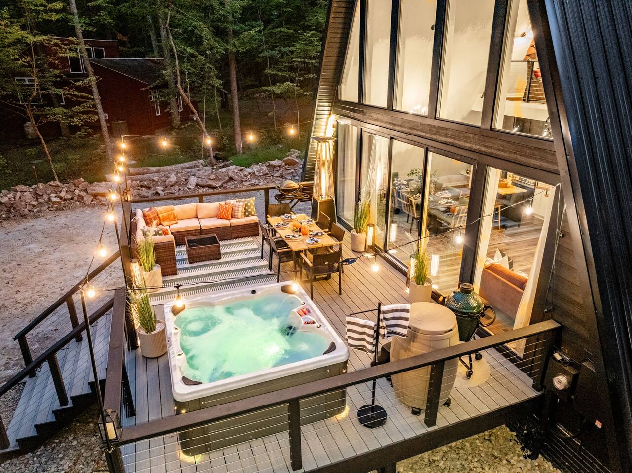 Frog Hollow A Frame by Stay With Branch | Hot Tub