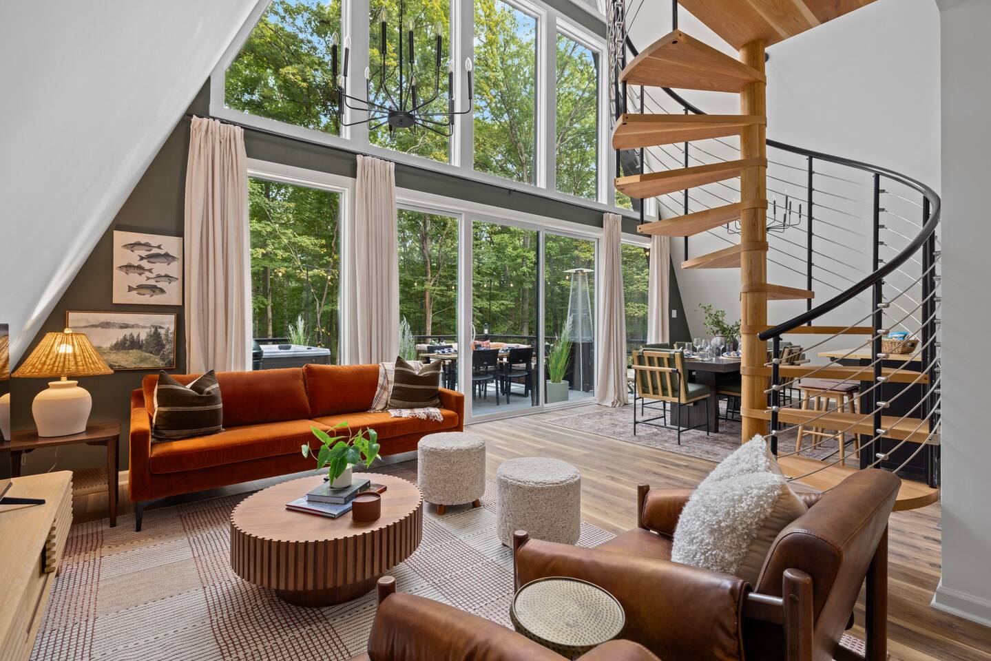 Frog Hollow A Frame by Stay With Branch | Hot Tub