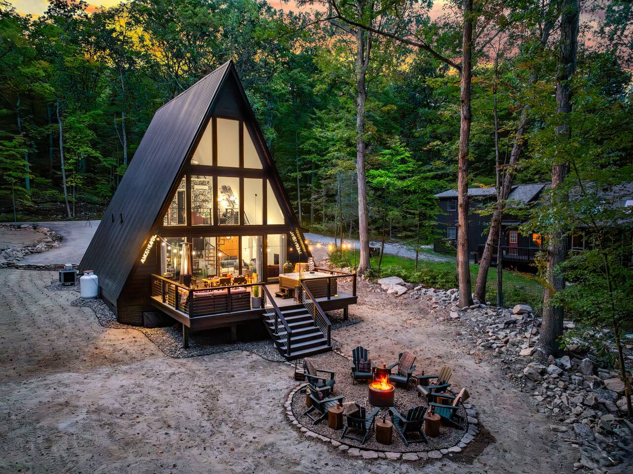 Frog Hollow A Frame by Stay With Branch | Hot Tub — Berkeley Springs — vacation rental