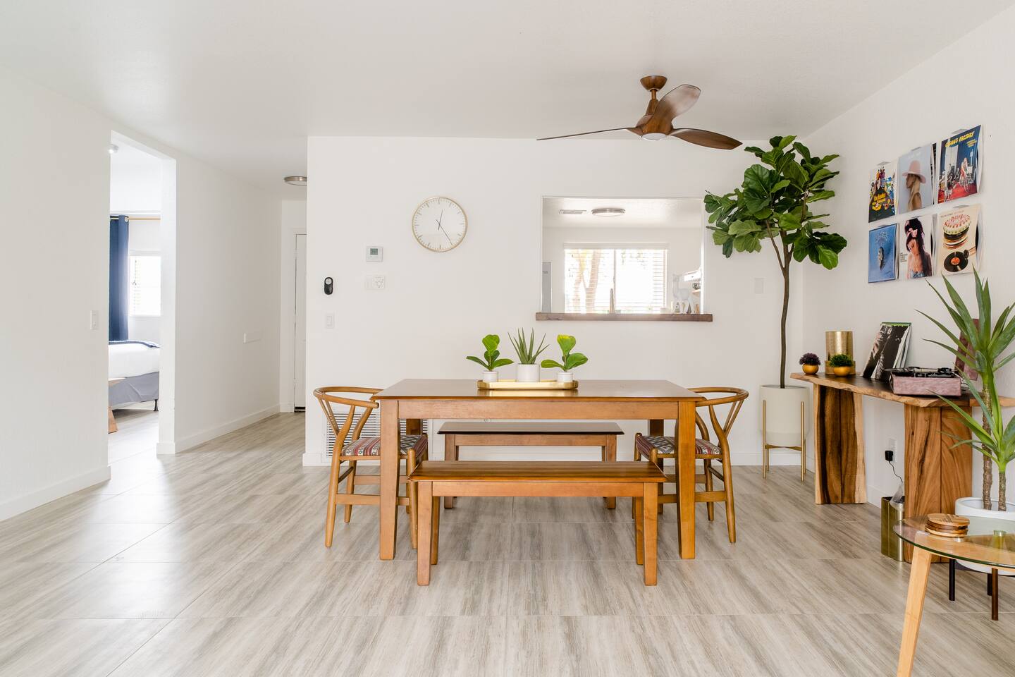 Spin Some Vinyl at Lush Retreat w Two Bedrooms