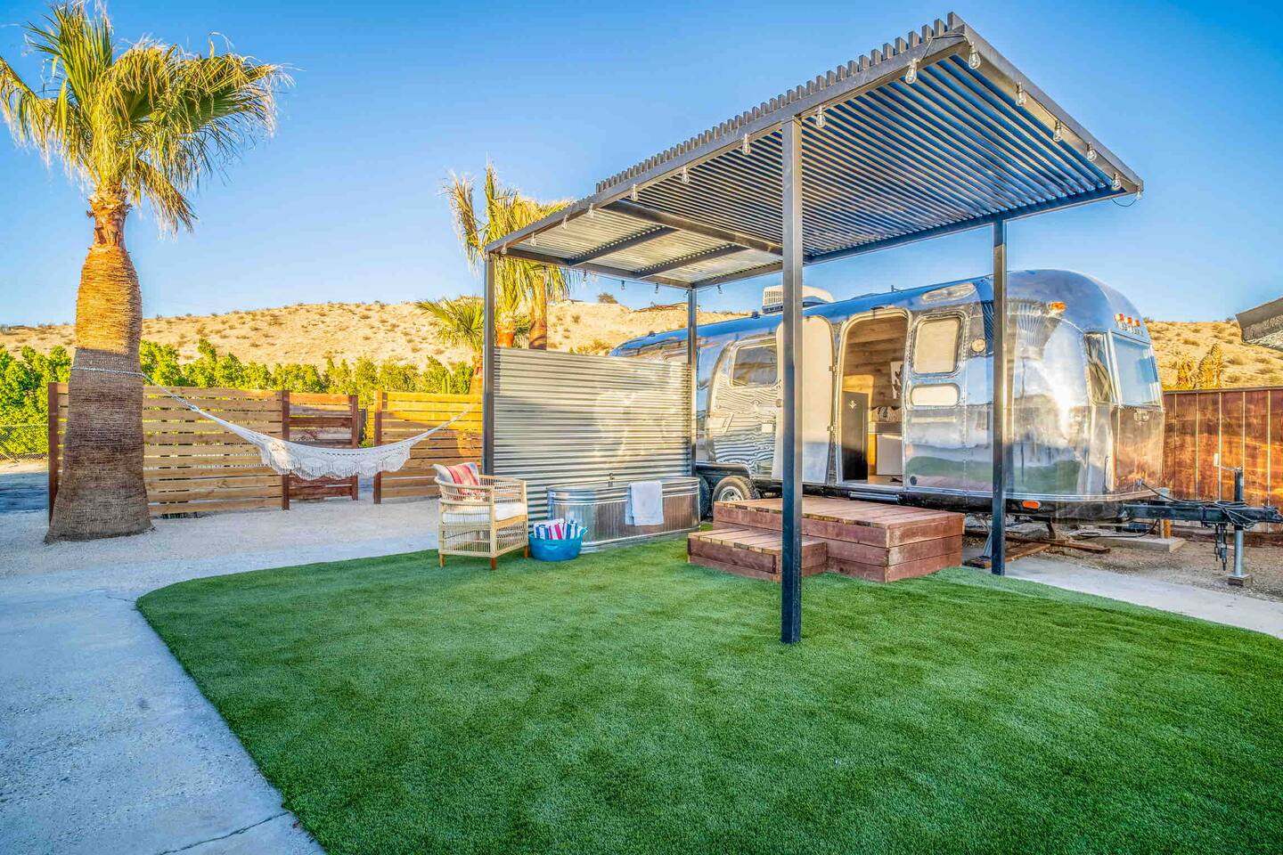 Chic & Modern Airstream + Soaking Tub