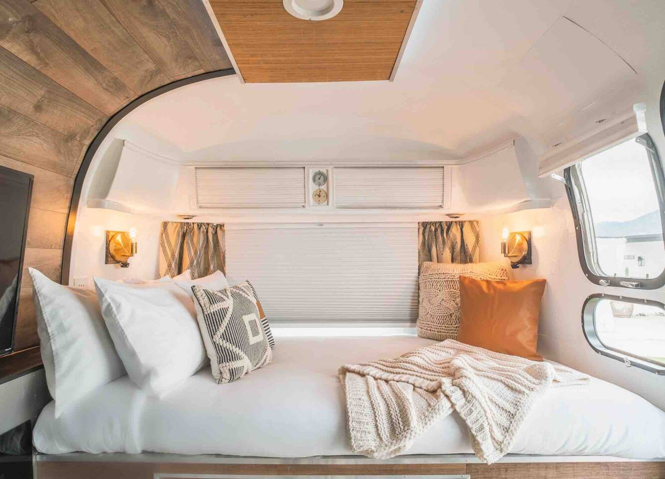 Chic & Modern Airstream + Soaking Tub