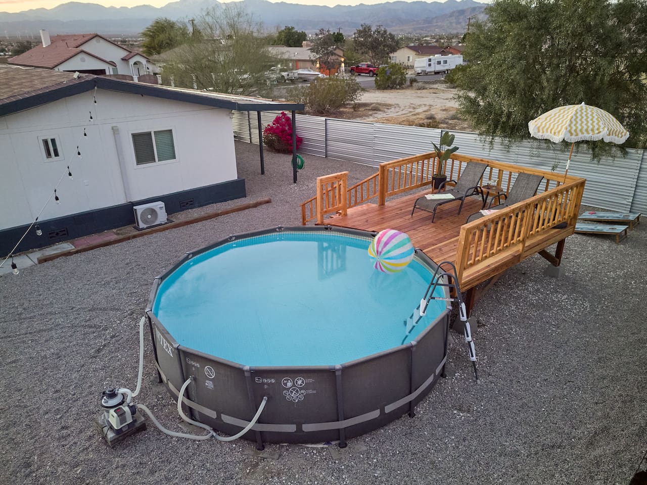 Gated HOUSE +Pool Above Ground/2BR 2Bath